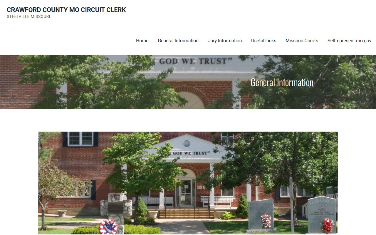 Crawford County court records Circuit Clerk division information